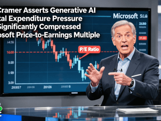 Jim Cramer Asserts Generative AI Capital Expenditure Pressure Has Significantly Compressed Microsoft Price-to-Earnings Multiple