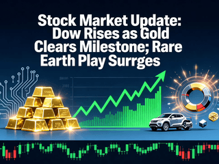 Stock Market Update: Dow Rises as Gold Clears Milestone; Rare Earth Play Surges