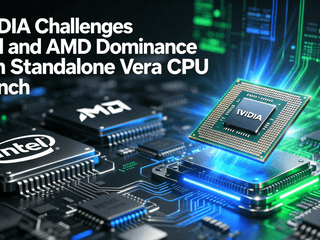NVIDIA Challenges Intel and AMD Dominance with Standalone Vera CPU Launch