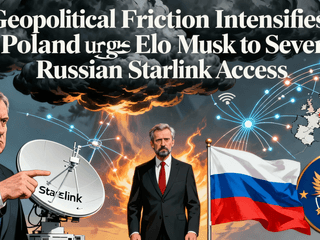 Geopolitical Friction Intensifies as Poland Urges Elon Musk to Sever Russian Starlink Access