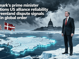 Denmark's prime minister questions US alliance reliability as Greenland dispute signals shift in global order