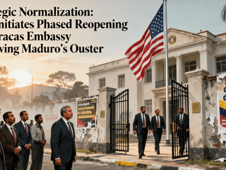 Strategic Normalization: U.S. Initiates Phased Reopening of Caracas Embassy Following Maduro’s Ouster