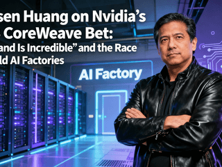 Jensen Huang on Nvidia’s $2B CoreWeave Bet: “Demand Is Incredible” and the Race to Build AI Factories