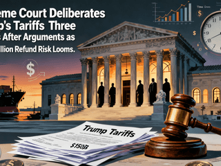 Supreme Court Deliberates Trump's Tariffs Three Months After Arguments as $150 Billion Refund Risk Looms