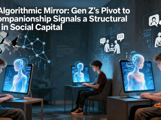 The Algorithmic Mirror: Gen Z’s Pivot to AI Companionship Signals a Structural Shift in Social Capital