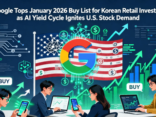 Google Tops January 2026 Buy List for Korean Retail Investors as AI Yield Cycle Ignites U.S. Stock Demand