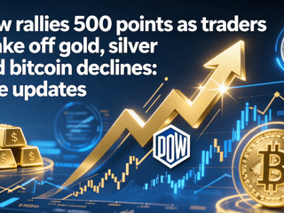 Dow rallies 500 points as traders shake off gold, silver and bitcoin declines: Live updates