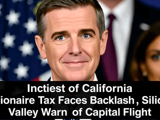 Architect of California’s Billionaire Tax Faces Backlash as Silicon Valley Warns of Capital Flight