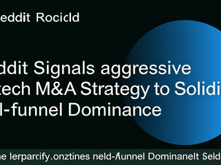 Reddit Signals Aggressive Adtech M&A Strategy to Solidify Full-Funnel Dominance