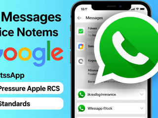 Google Messages Revamps Voice Notes to Challenge WhatsApp Dominance and Pressure Apple RCS Standards