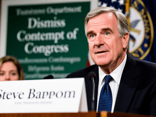 Justice Department Seeks to Dismiss Steve Bannon's Contempt of Congress Case