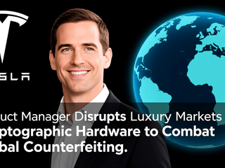 Former Tesla Product Manager Disrupts Luxury Markets with Cryptographic Hardware to Combat Global Counterfeiting