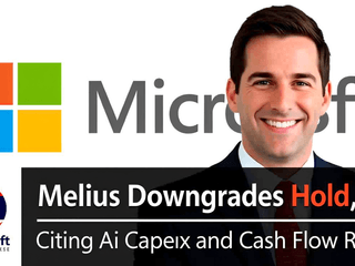 Melius Downgrades Microsoft to Hold, Citing AI Capex and Cash Flow Risks