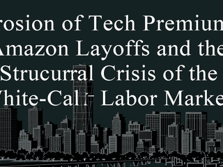 The Erosion of Tech Premium: Amazon Layoffs and the Structural Crisis of the White-Collar Labor Market