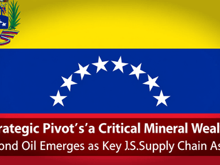 Strategic Pivot: Venezuela’s Critical Mineral Wealth Beyond Oil Emerges as Key U.S. Supply Chain Asset