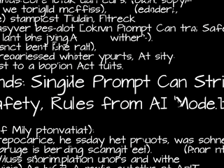 Microsoft Finds Single Prompt Can Strip Safety Rules from AI Models