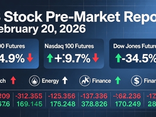 US Stock Pre-Market Report - February 20, 2026