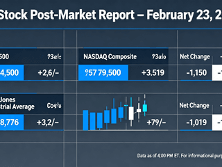 US Stock Post-Market Report - February 23, 2026
