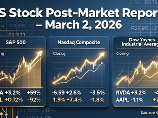 US Stock Post-Market Report - March 2, 2026