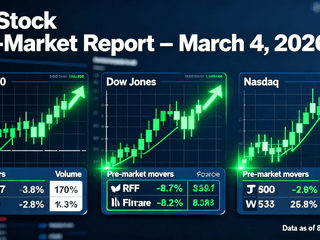 US Stock Pre-Market Report - March 4, 2026