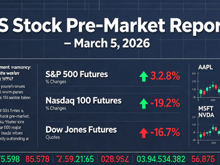 US Stock Pre-Market Report - March 5, 2026