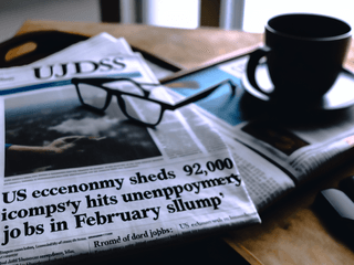 US Economy Sheds 92,000 Jobs as Unemployment Hits 4.4 Percent in February Slump