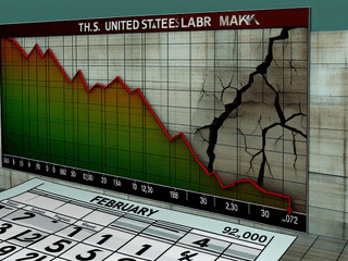 US Labor Market Cracks as February Payrolls Plunge by 92,000