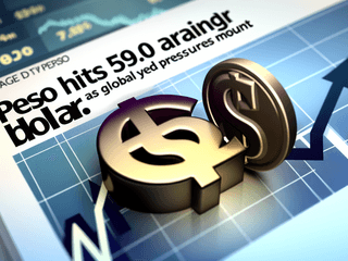 Peso Hits 59.00 Against Dollar as Global Yield Pressures Mount