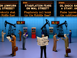Stagflation Fears Grip Wall Street as Payrolls Plunge Amid Iran War Oil Shock