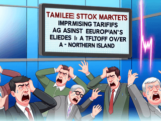 Wall Street Slumps as Trump Leverages Tariffs Against European Allies in Greenland Standoff