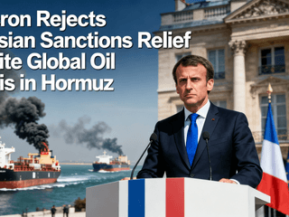 Macron Rejects Russian Sanctions Relief Despite Global Oil Crisis in Hormuz