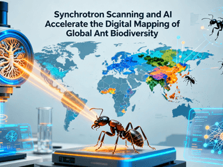 Synchrotron Scanning and AI Accelerate the Digital Mapping of Global Ant Biodiversity