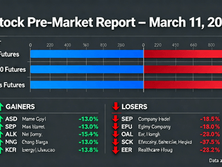 US Stock Pre-Market Report - March 11, 2026