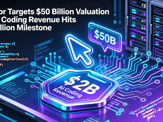 Cursor Targets $50 Billion Valuation as AI Coding Revenue Hits $2 Billion Milestone