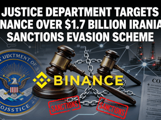 Justice Department Targets Binance Over $1.7 Billion Iranian Sanctions Evasion Scheme