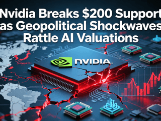 Nvidia Breaks $200 Support as Geopolitical Shockwaves Rattle AI Valuations