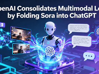 OpenAI Consolidates Multimodal Lead by Folding Sora into ChatGPT