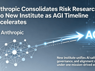 Anthropic Consolidates Risk Research into New Institute as AGI Timeline Accelerates