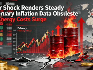 War Shock Renders Steady February Inflation Data Obsolete as Energy Costs Surge