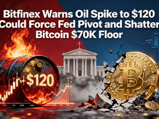 Bitfinex Warns Oil Spike to $120 Could Force Fed Pivot and Shatter Bitcoin $70K Floor