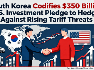 South Korea Codifies $350 Billion U.S. Investment Pledge to Hedge Against Rising Tariff Threats