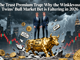 The Trust Premium Trap: Why the Winklevoss Twins' Bull Market Bet is Faltering in 2026