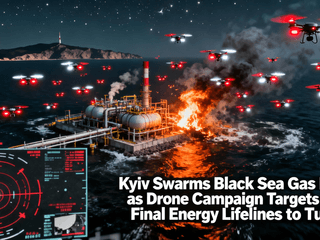 Kyiv Swarms Black Sea Gas Hubs as Drone Campaign Targets Russia’s Final Energy Lifelines to Turkey
