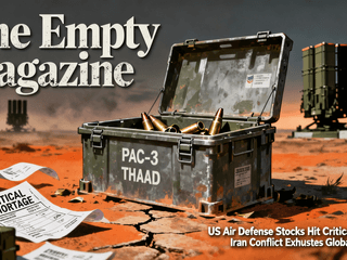 The Empty Magazine: US Air Defense Stocks Hit Critical Lows as Iran Conflict Exhausts Global Reserves
