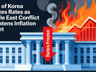 Bank of Korea Freezes Rates as Middle East Conflict Threatens Inflation Target