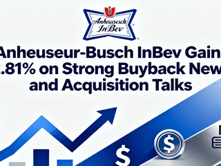 Anheuser-Busch InBev Gains 2.81% on Strong Buyback News and Acquisition Talks