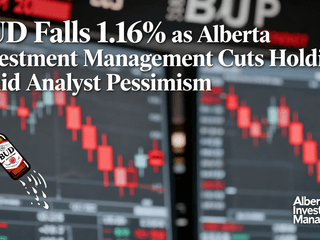 BUD Falls 1.16% as Alberta Investment Management Cuts Holdings Amid Analyst Pessimism