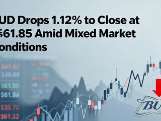 BUD Drops 1.12% to Close at $61.85 Amid Mixed Market Conditions
