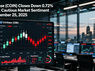 Coinbase (COIN) Closes Down 0.72% Amidst Cautious Market Sentiment on November 25, 2025