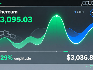 Ethereum Reaches $3,095.03 Before Closing Steady at $3,036.84 Amid 3.29% Price Amplitude